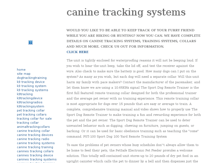 www.canine-tracking-systems.com