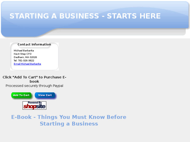 www.firststepinstartingabusiness.com