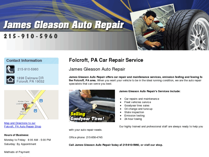 www.jamesgleasonautorepair.com