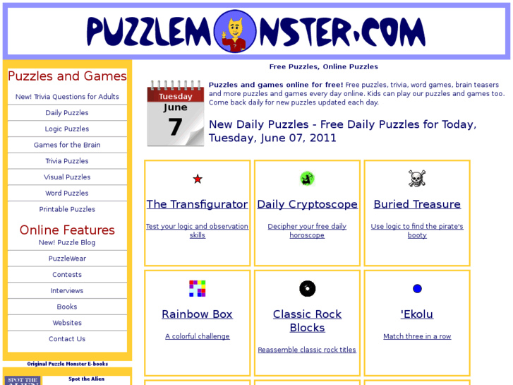 www.puzzlemonster.com