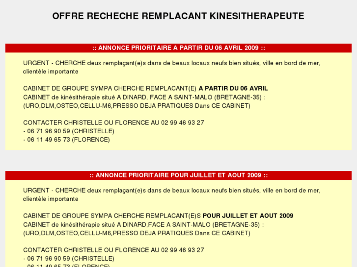 www.remplacement-kinesitherapeute.com