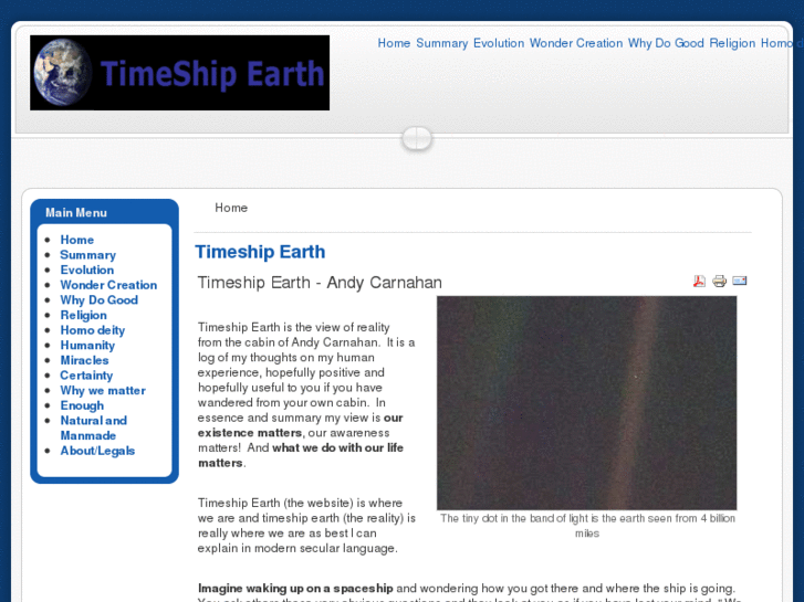 www.timeshipearth.org