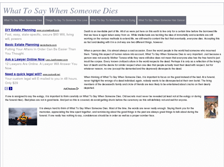 www.whattosaywhensomeonedies.com