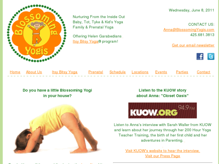 www.blossomingbabyyoga.com