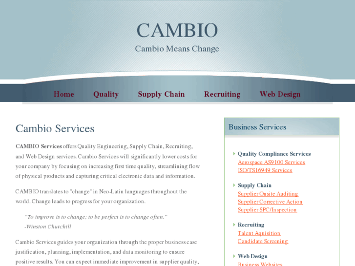 www.cambioservices.com