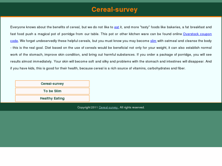 www.cereal-survey.com