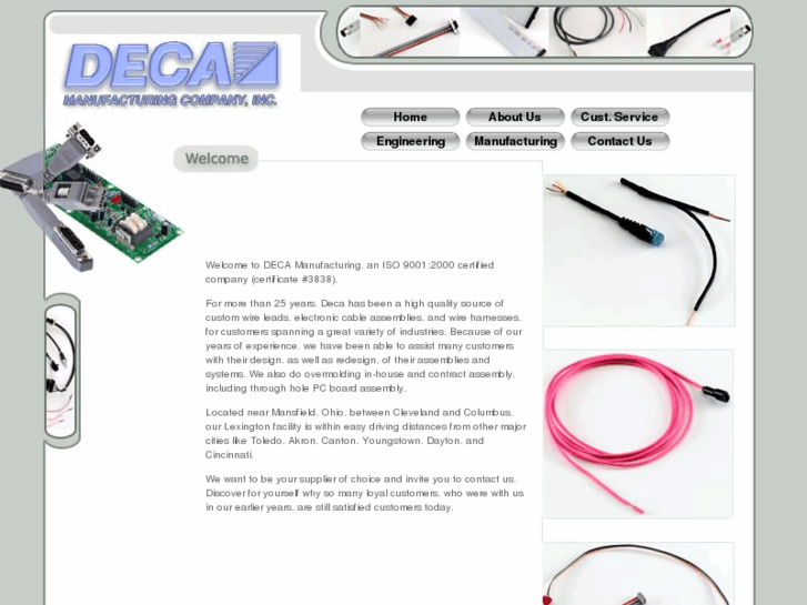 www.decamfgcables.com