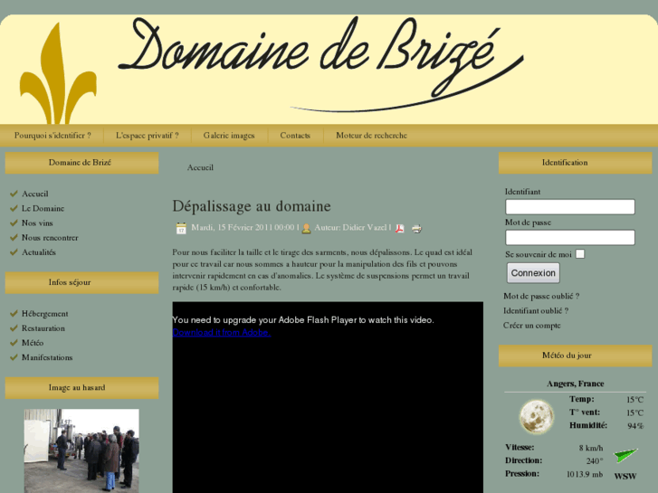 www.domainedebrize.info