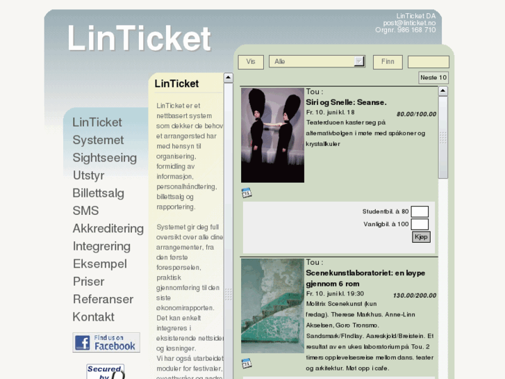 www.linticket.no