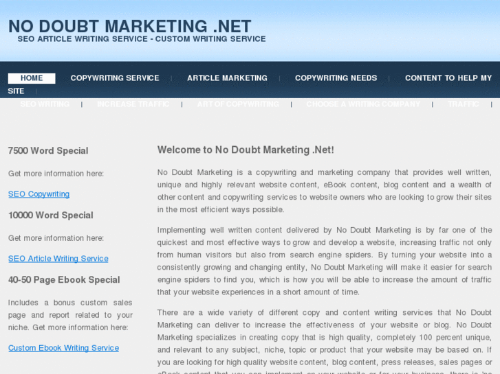 www.nodoubtmarketing.net