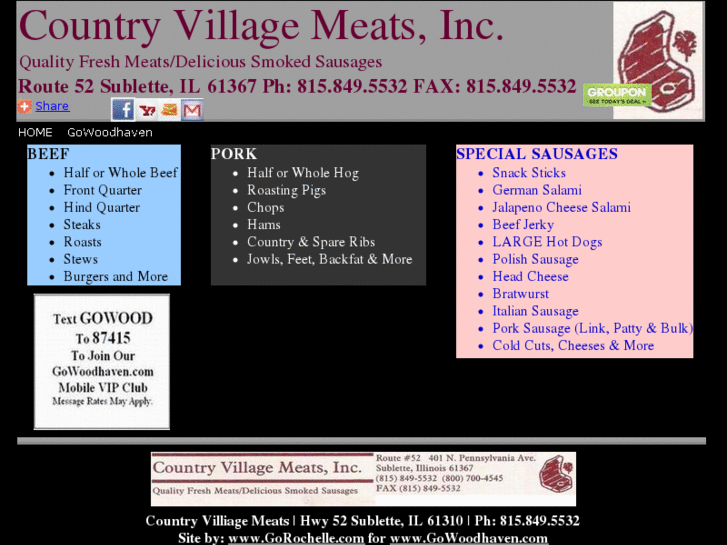 www.countryvillagemeats.com