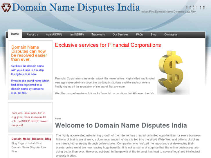 www.domaindisputesindia.com