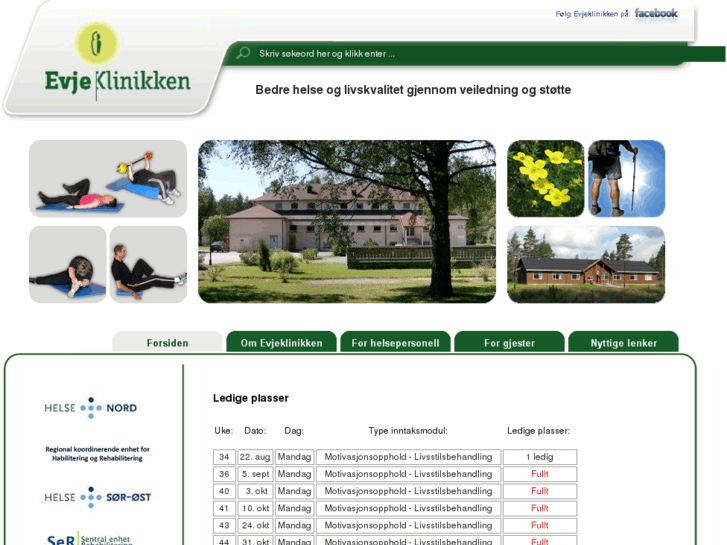 www.evjeklinikken.no