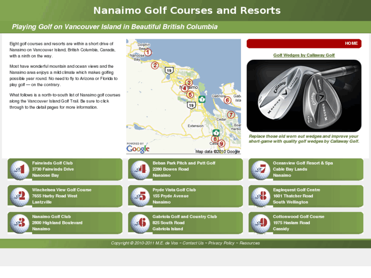 www.nanaimogolfcourses.com