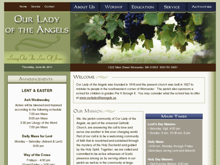 www.ourladyofangels.org