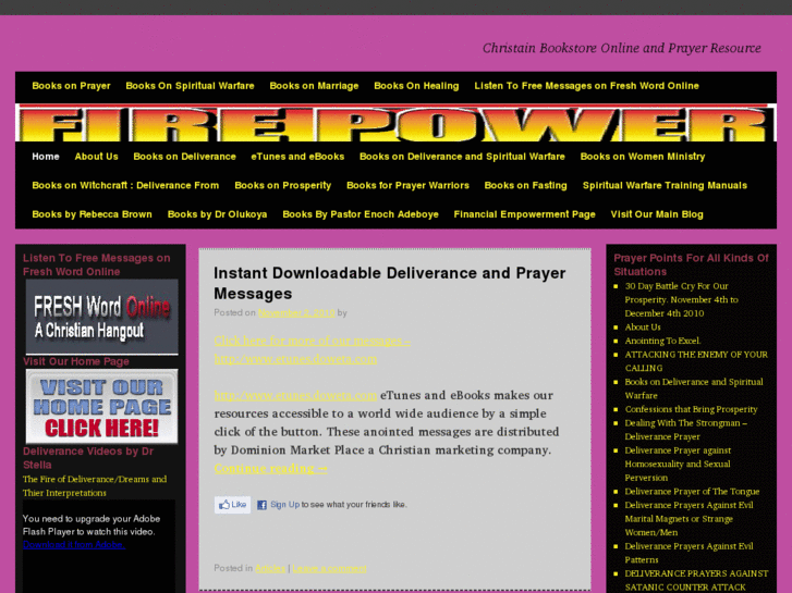 www.prayeranddeliverance.com