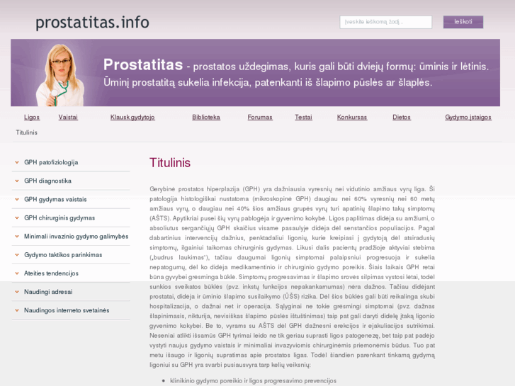 www.prostatitas.info