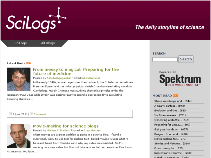 www.scilogs.eu