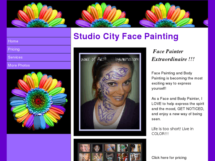 www.studiocityfacepainting.com