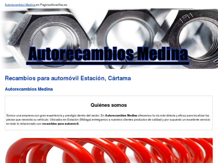 www.autorecambiosmedina.com