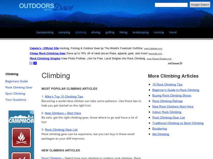 www.climbingwithmike.com