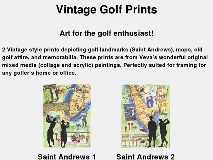 www.golfprintsbyveva.com