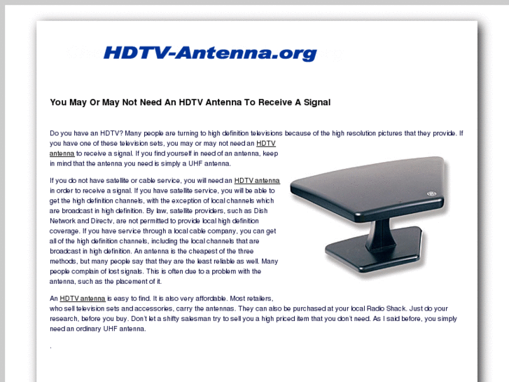 www.hdtv-antenna.org