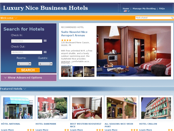 www.luxurynicebusinesshotels.com