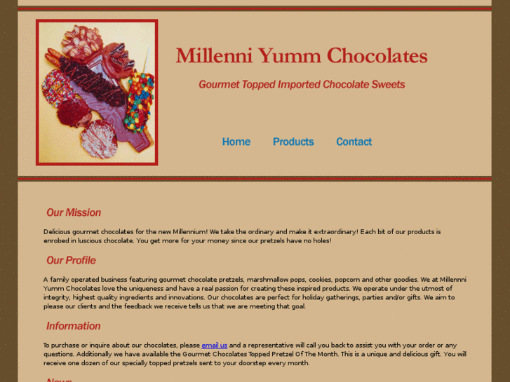 www.millenniyummchocolates.com