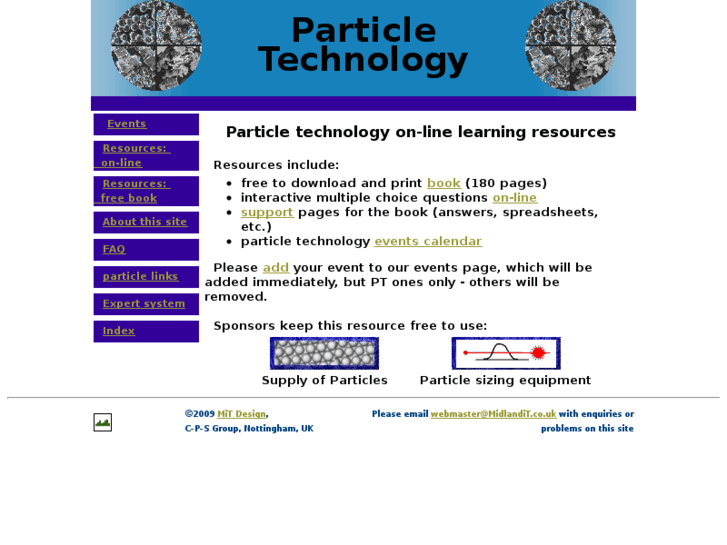 www.particles.org.uk