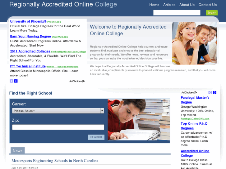 www.regionallyaccreditedonlinecollege.com