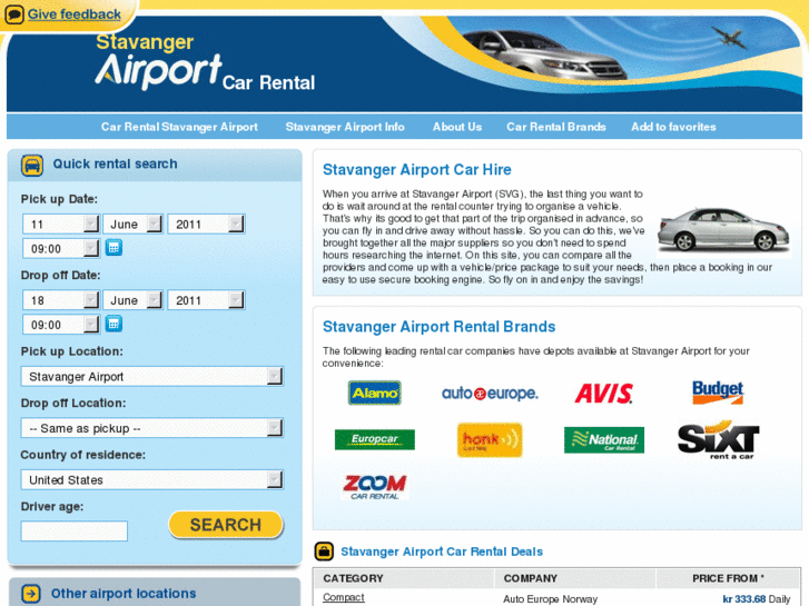 www.stavangerairportcarhire.com