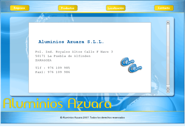 www.aluminiosazuara.es