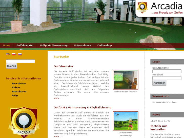 www.arcadia-golf.com