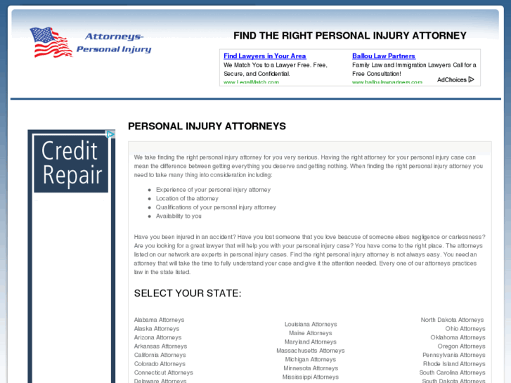 www.attorneys-personalinjury.net