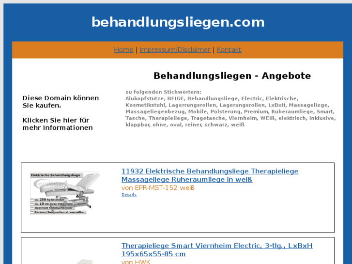 www.behandlungsliegen.com