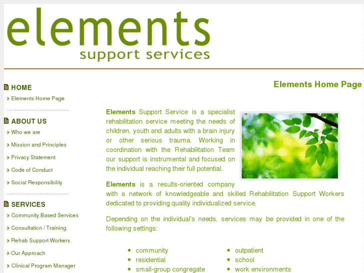 www.elementssupportservices.com