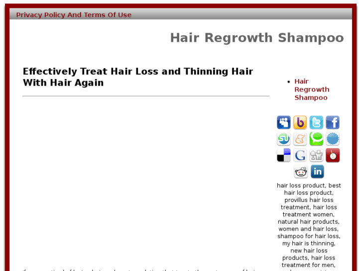 www.hairregrowthshampoo.net