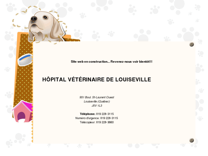 www.hopitalveterinairedelouiseville.com