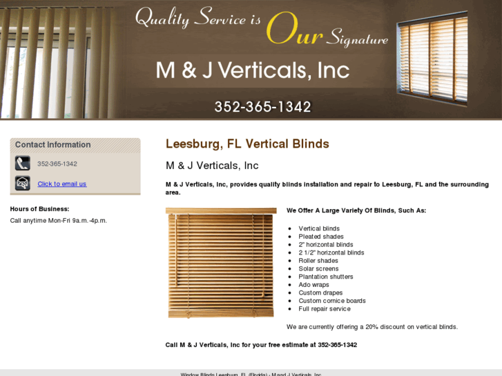 www.mandjwindowtreatments.com