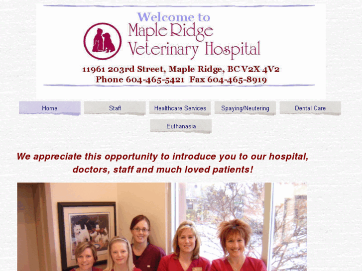 www.mapleridgeveterinaryhospital.com