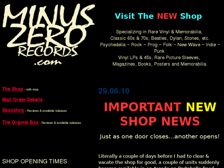 www.minuszerorecords.com