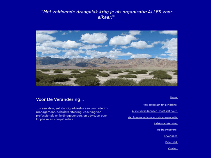 www.voordeverandering.biz