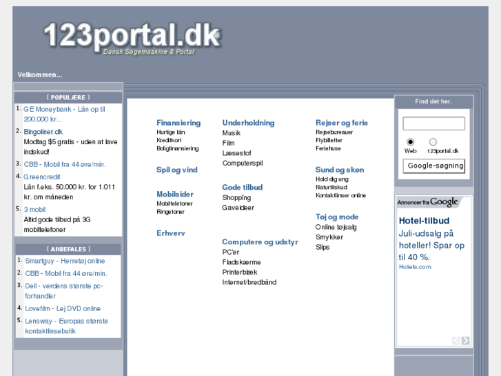 www.123portal.dk