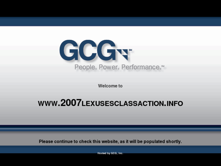 www.2007lexusesclassaction.info