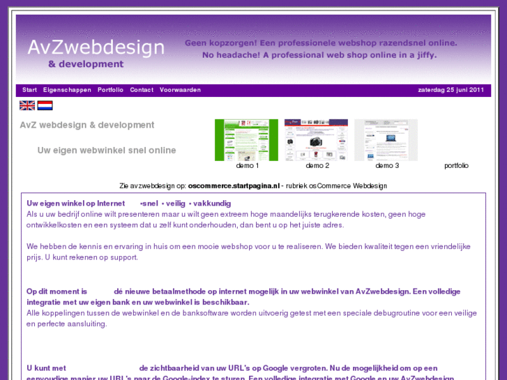 www.avzwebdesign.nl