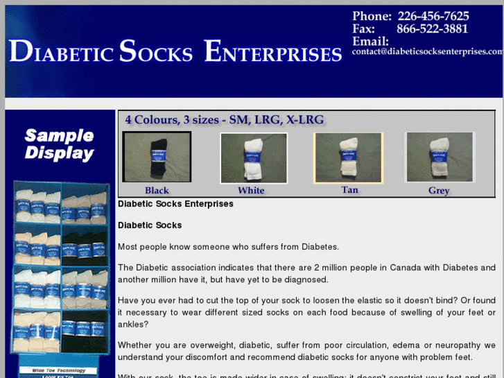 www.diabeticsocksenterprises.com