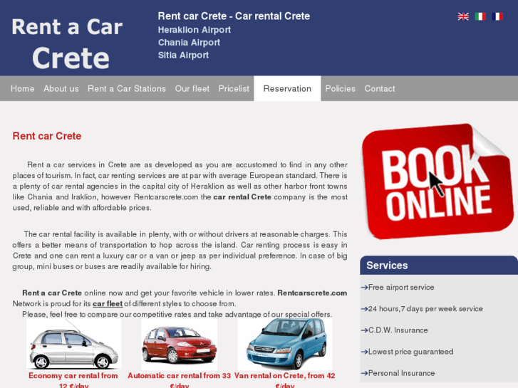 www.rentcarscrete.com