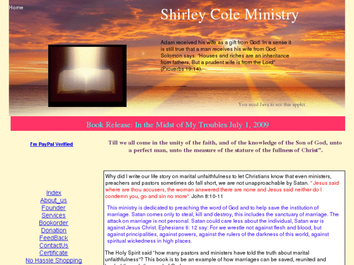 www.shirleycoleministry.com