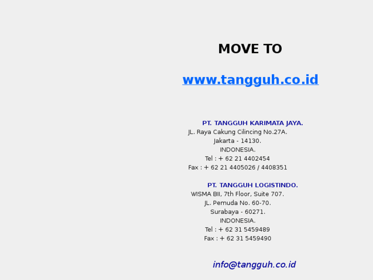 www.tangguhlogistics.com